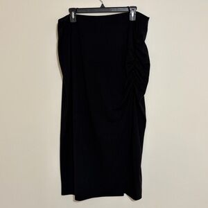 GUC Open Edit Ruched side slit pencil skirt size XL